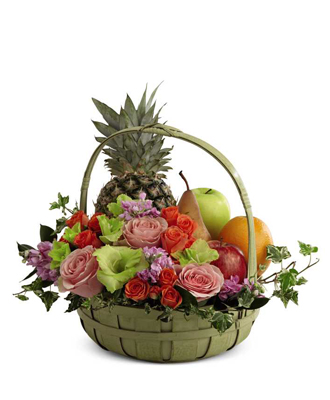 Fruit & Flowers Basket